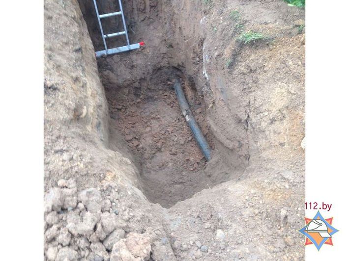 В Ошмянском районе повредили газопровод‍