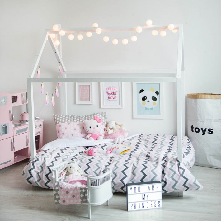 Креативные домики из детских кроватей