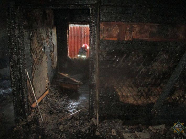 В Могилеве на Текстильном сгорел дом - один человек погиб‍