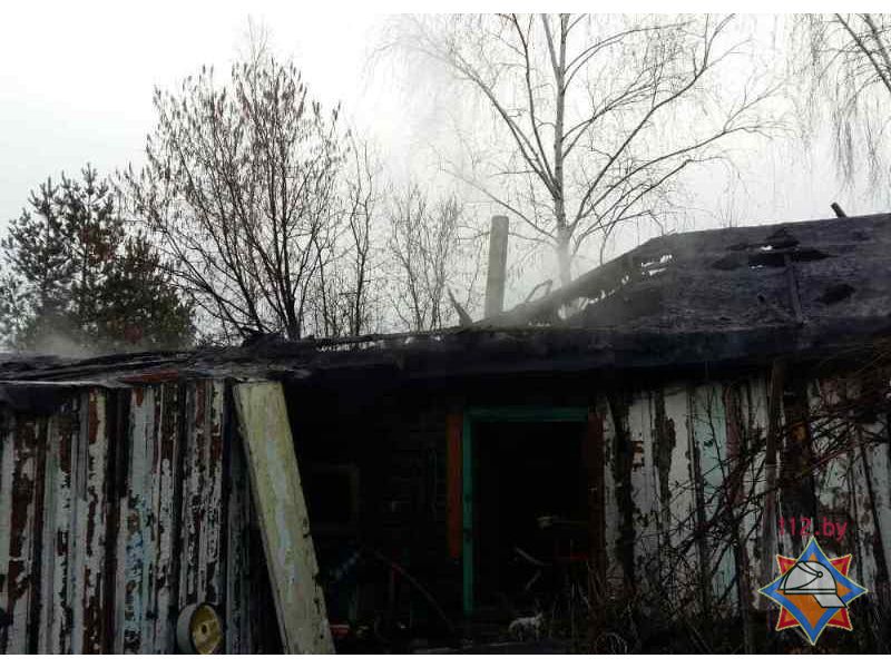 В Ветковском районе загорелась вторая баня за сутки