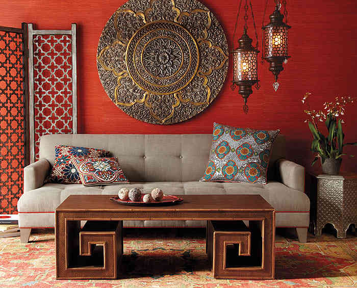 Современный интерьер в марокканский стиле
