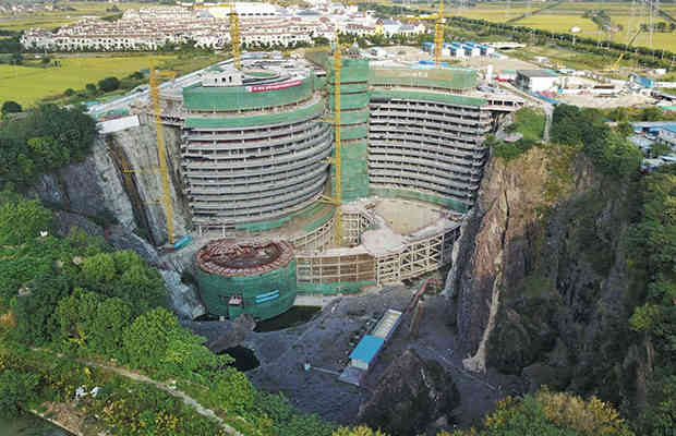 В Китае в заброшенной шахте откроют пятизвездочный отель
