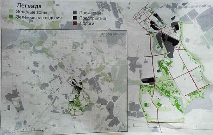 Волонтеры создают черно-зеленую карту Минска