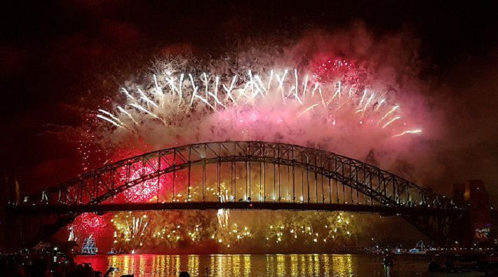 Австралия, Новая Зеландия и Океания встретили Новый год-2018