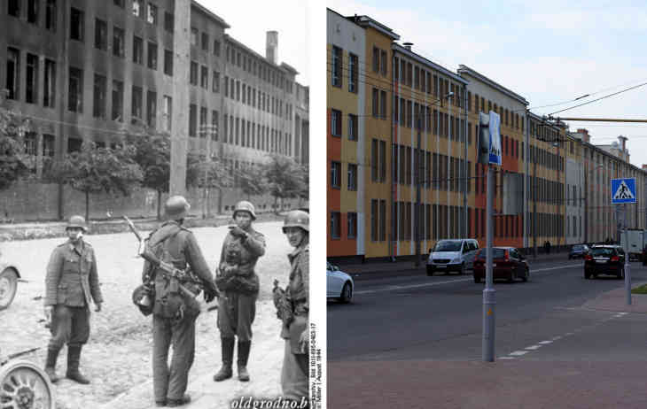 По улицам военного Гродно: как было 75 лет назад и как есть