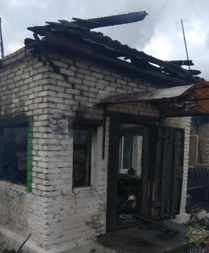 89-летнюю пенсионерку спасли на пожаре в Любанском районе