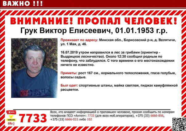 Грибника из Борисовского района нашли мертвым