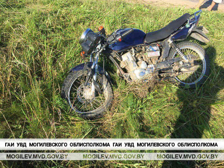 Мотоциклист разбился в Дрибинском районе