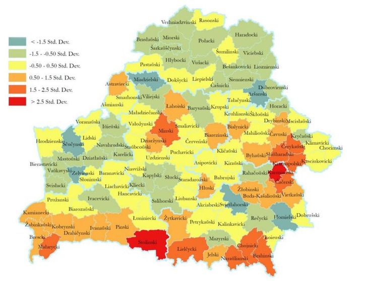 Эксперты назвали районы Беларуси, которые больше других рискуют обеднеть