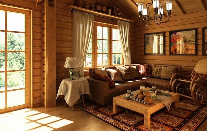Как оформить интерьер дома в русском стиле