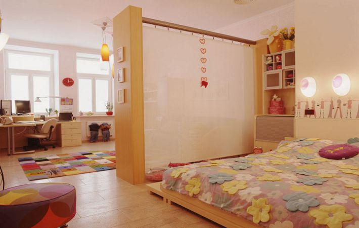 Как обустроить детскую в однокомнатной квартире