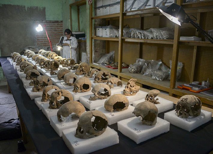 Ученые выяснили, зачем ацтеки строили из черепов башни