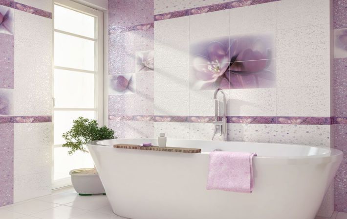 Идеи по отделке стен в ванной комнате