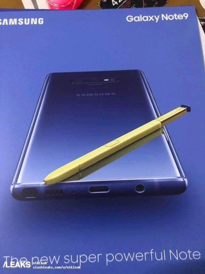 В Сети появилась фотография нового Samsung Galaxy Note 9