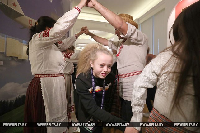 Участники детского Евровидения посетили музей Янки Купалы