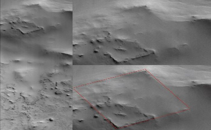 Астроном-любитель обнаружил на Марсе руины древней крепости