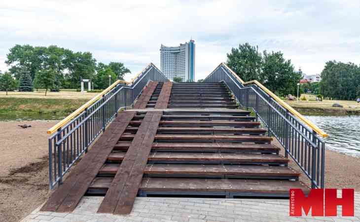 Ожидание и реальность: В Минске к Евроиграм отремонтировали мост через Свислочь