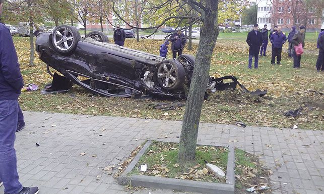 Маршрутка столкнулась с Audi в Могилеве, есть пострадавшие