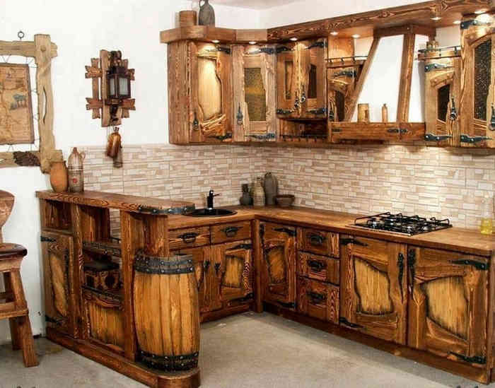 Кухня в деревенском стиле (ФОТО)