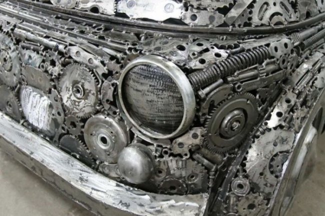 Автомобили, изготовленные из металла (ФОТО)