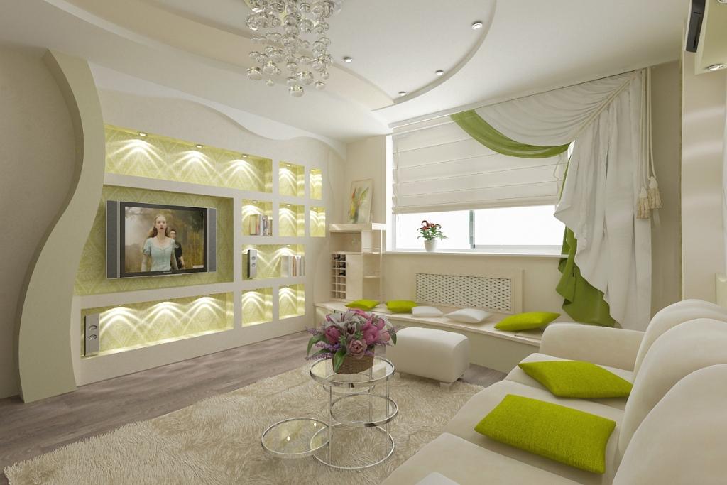 Идеи дизайна гостиных комнат (ФОТО)