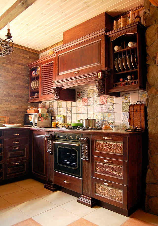 Кухня в викторианском стиле (ФОТО)