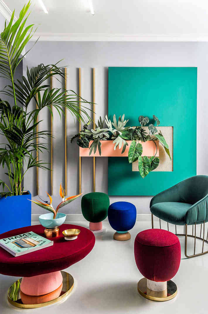 Дизайн интерьера комнат с акцентом на яркой мебели (ФОТО)
