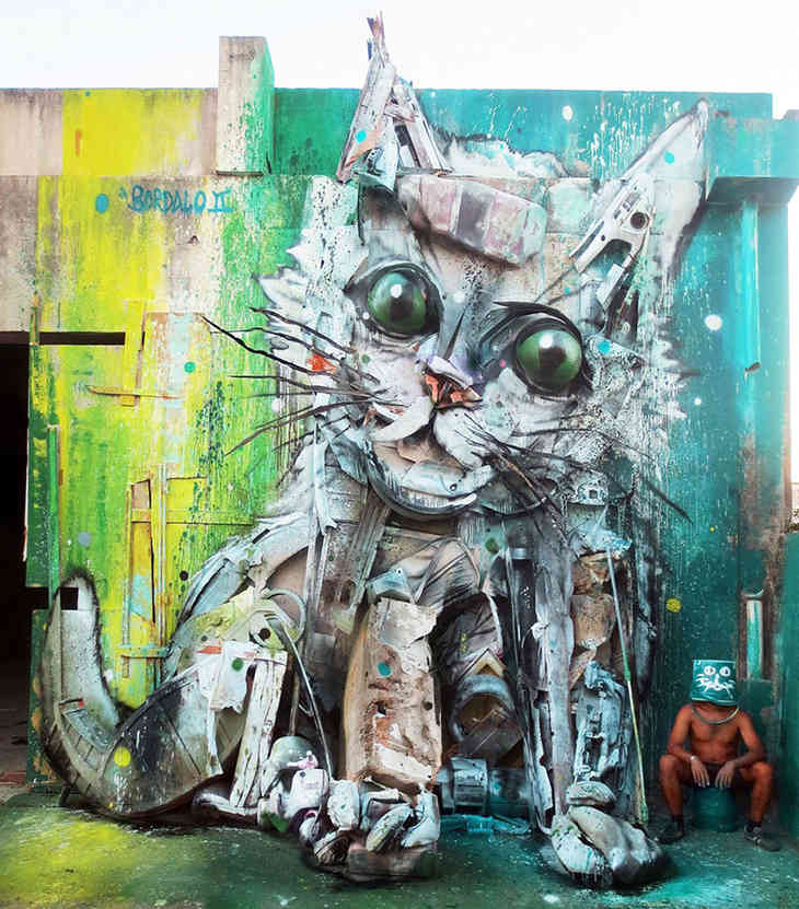 Художник превращает мусор в животных, чтобы напомнить людям о глобальном загрязнении 
