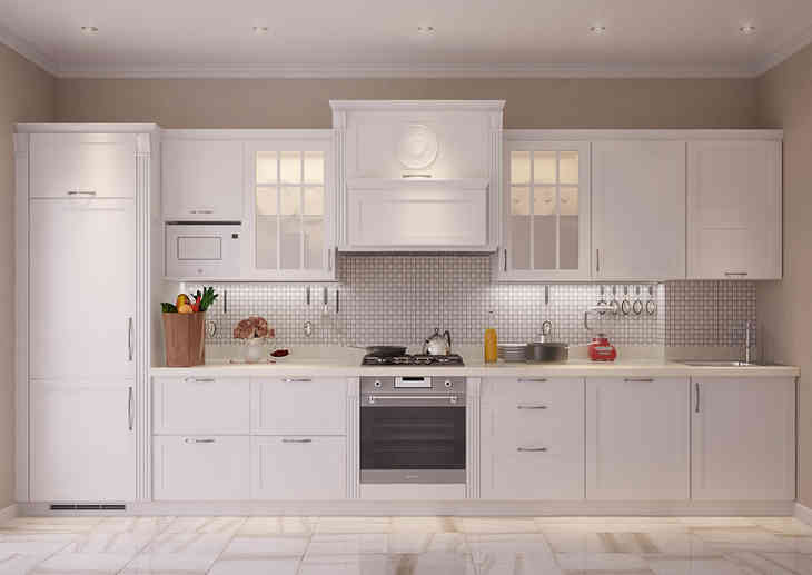Дизайн белых кухонь