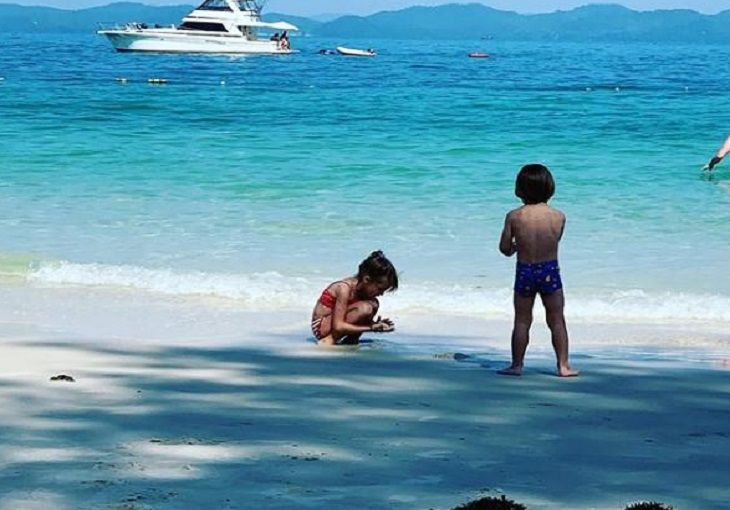 Ольга Арнтгольц впервые показала повзрослевших сына и дочь