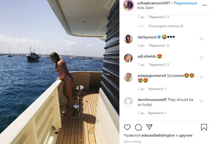 Дочь Романа Абрамовича показала неидеальную фигуру