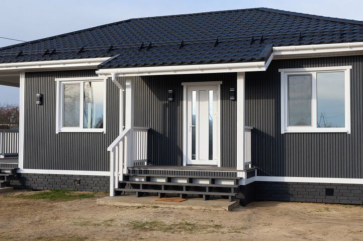 цвет фасада для дома