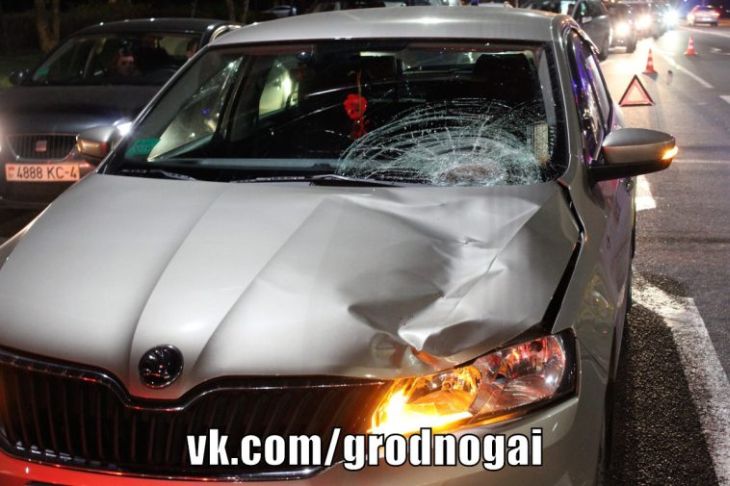 Автомобиль такси насмерть сбил женщину в Гродно 	