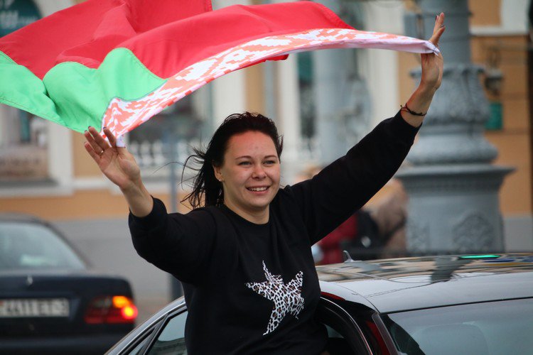 Из Минска в Гомель: прошел 400-километровый автопробег «За единую Беларусь!»