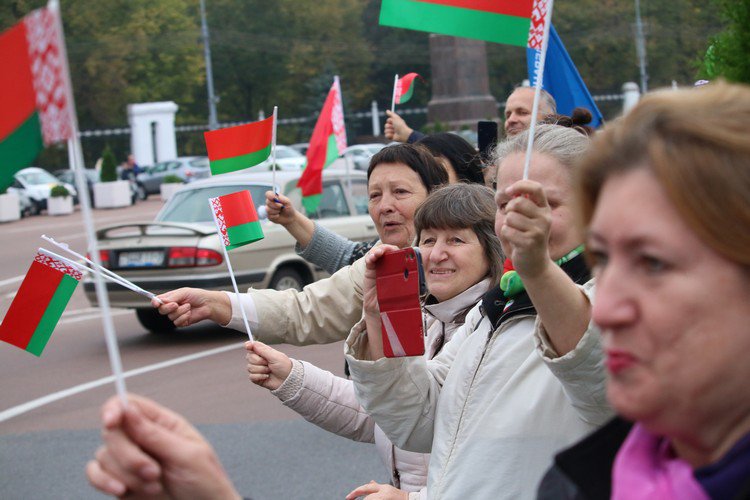 Из Минска в Гомель: прошел 400-километровый автопробег «За единую Беларусь!»