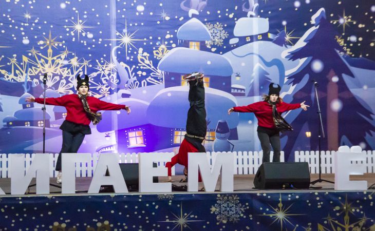 Мышь, Бык и деревня Деда Мороза. Как в Гомеле новогоднюю ёлку зажигали