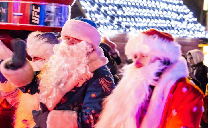 Мышь, Бык и деревня Деда Мороза. Как в Гомеле новогоднюю ёлку зажигали