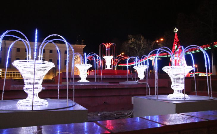 К Новому году готовы. Посмотрите, как выглядят елки Гомеля