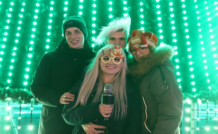 2021 год наконец пришёл. Посмотрели, как его встречали в Гомеле