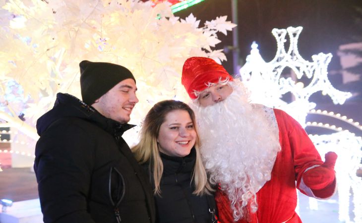 2021 год наконец пришёл. Посмотрели, как его встречали в Гомеле