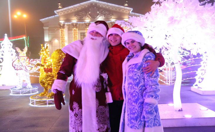 2021 год наконец пришёл. Посмотрели, как его встречали в Гомеле