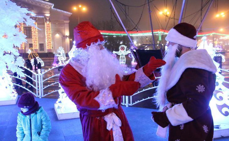 2021 год наконец пришёл. Посмотрели, как его встречали в Гомеле