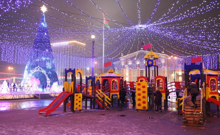 Ночь перед Рождеством в Гомеле. Посмотрели, как это было