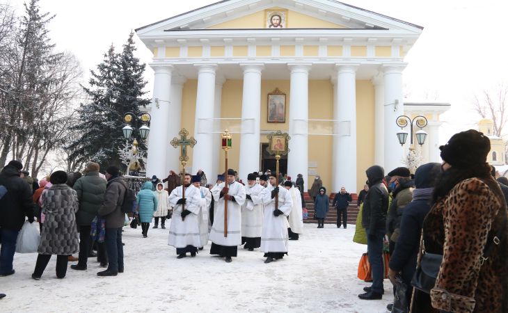 Мороз и солнце - день чудесный. Как в Гомеле праздновали Крещение