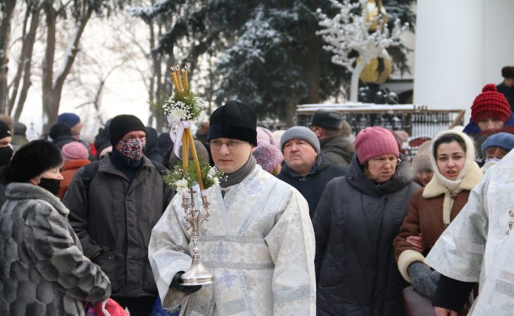 Мороз и солнце - день чудесный. Как в Гомеле праздновали Крещение