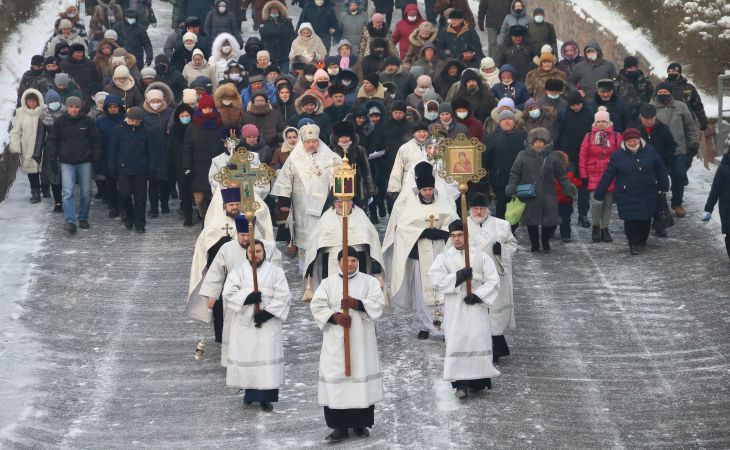 Мороз и солнце - день чудесный. Как в Гомеле праздновали Крещение