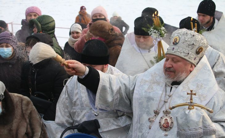 Мороз и солнце - день чудесный. Как в Гомеле праздновали Крещение