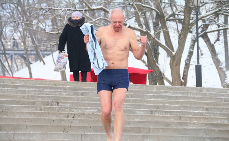 Мороз и солнце - день чудесный. Как в Гомеле праздновали Крещение