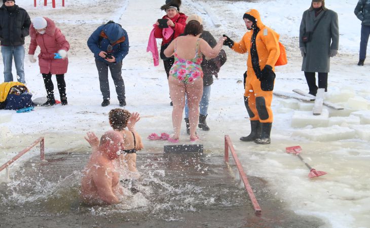 Мороз и солнце - день чудесный. Как в Гомеле праздновали Крещение