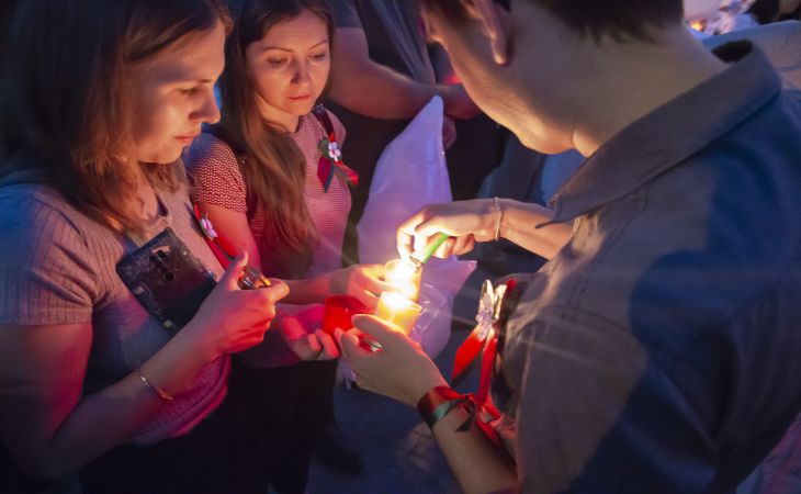 Митинг памяти, Гомель